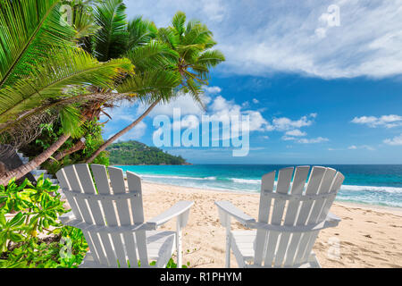 Sommer Urlaub auf der tropischen Insel. Stockfoto