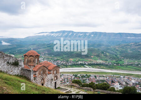 Albanien, Berat, lokale Castle, Saint Trinity Church Stockfoto