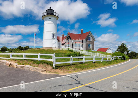 Nobska Leuchtturm in Cape Cod, Massachusetts, USA Stockfoto