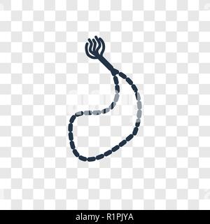 Muslimische Tasbih vektor Icon auf transparentem Hintergrund isoliert, muslimischen Tasbih Transparenz logo Konzept Stock Vektor