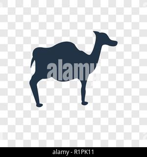 Dromedar vektor Icon auf transparentem Hintergrund isoliert, Dromedar Transparenz logo Konzept Stock Vektor