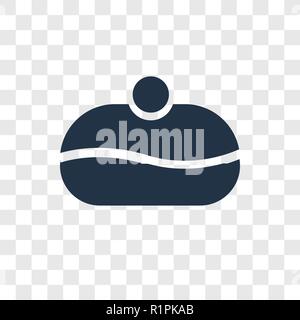 Sufganiyah vektor Icon auf transparentem Hintergrund isoliert, Sufganiyah Transparenz logo Konzept Stock Vektor