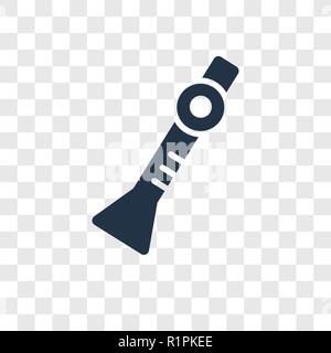 Shehnai vektor Icon auf transparentem Hintergrund isoliert, Shehnai Transparenz logo Konzept Stock Vektor