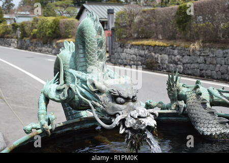 Japan views Drachen und Pagode und Tokio Shinjuku Gyoen garden Stockfoto