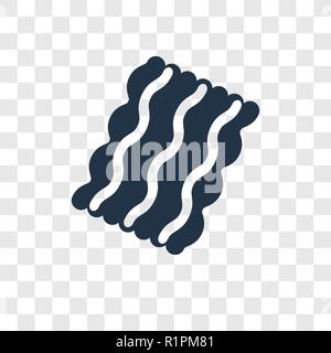 Speck vektor Icon auf transparentem Hintergrund isoliert, Speck Transparenz logo Konzept Stock Vektor