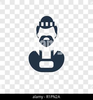 Einbrecher vektor Icon auf transparentem Hintergrund isoliert, Einbrecher Transparenz logo Konzept Stock Vektor