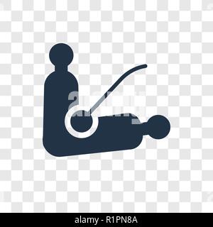 Sitz vektor Icon auf transparentem Hintergrund isoliert, Sitz Transparenz logo Konzept Stock Vektor