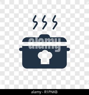 Kochen vektor Icon auf transparentem Hintergrund isoliert, Kochen Transparenz logo Konzept Stock Vektor