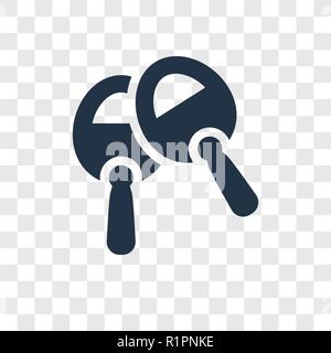 Tischtennis vektor Icon auf transparentem Hintergrund isoliert, Tischtennis Transparenz logo Konzept Stock Vektor