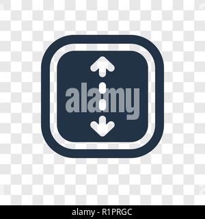 Doppelpfeil vektor Icon auf transparentem Hintergrund isoliert, Doppelpfeil Transparenz logo Konzept Stock Vektor