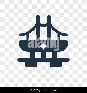 Golden State vektor Icon auf transparentem Hintergrund isoliert, Golden State Transparenz logo Konzept Stock Vektor