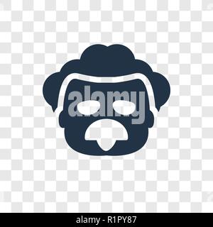Einstein vektor Icon auf transparentem Hintergrund isoliert, Einstein Transparenz logo Konzept Stock Vektor