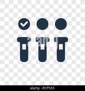 Blutprobe vektor Icon auf transparentem Hintergrund isoliert, Blutprobe Transparenz logo Konzept Stock Vektor