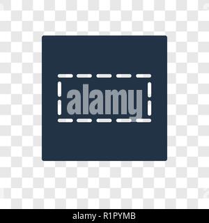 Zeilenvektor Symbol auf transparentem Hintergrund isoliert, Reihe Transparenz logo Konzept Stock Vektor