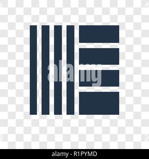 Fliese vektor Icon auf transparentem Hintergrund isoliert, Fliesen Transparenz logo Konzept Stock Vektor