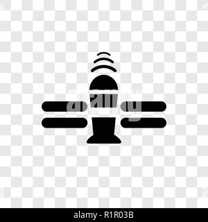 Schräge Sat-Vektor Icon auf transparentem Hintergrund isoliert, geneigt, Sat-Transparenz logo Konzept Stock Vektor