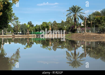 Reflexion Landschaft, Gaza-Palestine. Stockfoto