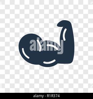 Arm vektor Icon auf transparentem Hintergrund isoliert, Arm Transparenz logo Konzept Stock Vektor