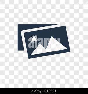 Galerie vektor Icon auf transparentem Hintergrund isoliert, Galerie Transparenz logo Konzept Stock Vektor