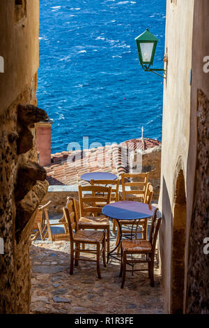 Monemvasia Ansichten Stockfoto