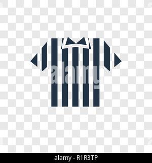 Schiedsrichter Trikot vektor Icon auf transparentem Hintergrund isoliert, Schiedsrichter Trikot Transparenz logo Konzept Stock Vektor