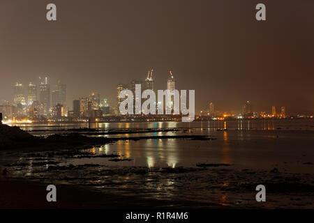 Wolkenkratzer in Mumbai, die Skyline von Mumbai, Indien. Stockfoto