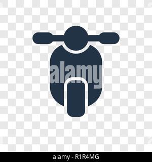 Scooter vektor Icon auf transparentem Hintergrund isoliert, Roller Transparenz logo Konzept Stock Vektor