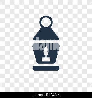 Laterne vektor Icon auf transparentem Hintergrund isoliert, Laterne Transparenz logo Konzept Stock Vektor