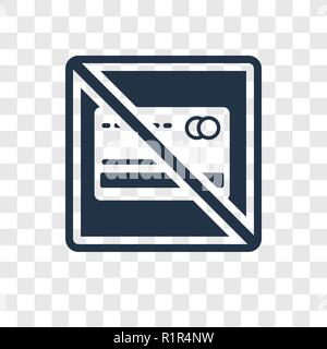 Cit-Vektor Icon auf transparentem Hintergrund isoliert, Cit Karte Transparenz logo Konzept Stock Vektor