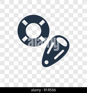 Retter vektor Icon auf transparentem Hintergrund isoliert, Retter Transparenz logo Konzept Stock Vektor