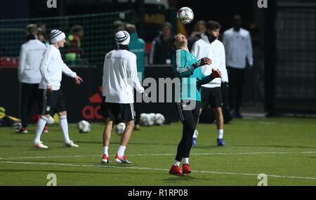 Leipzig, Deutschland. 14 Nov, 2018. firo: 14.11.2018, Fußball, Landerspiel, National Team, Saison 2018/2019, GER, Deutschland - RUS, Russland Training, Manuel Neuer | Verwendung der weltweiten Kredit: dpa/Alamy leben Nachrichten Stockfoto