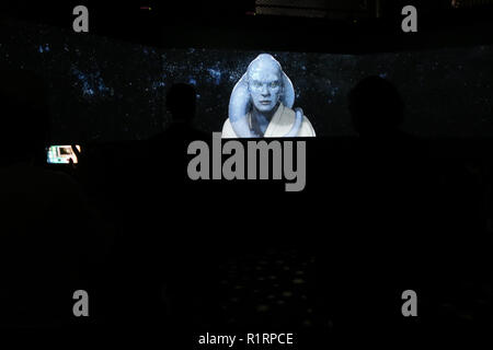 Sydney, Australien. 15. November 2018. Medien Vorschau von STAR WARS Identitäten: Die Ausstellung im Powerhouse Museum. Credit: Richard Milnes/Alamy leben Nachrichten Stockfoto