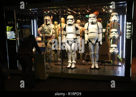 Sydney, Australien. 15. November 2018. Medien Vorschau von STAR WARS Identitäten: Die Ausstellung im Powerhouse Museum. Credit: Richard Milnes/Alamy leben Nachrichten Stockfoto