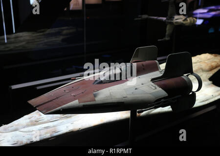 Sydney, Australien. 15. November 2018. Medien Vorschau von STAR WARS Identitäten: Die Ausstellung im Powerhouse Museum. Credit: Richard Milnes/Alamy leben Nachrichten Stockfoto