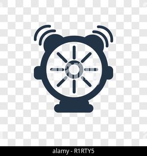 Alarm vektor Icon auf transparentem Hintergrund isoliert, Transparenz logo Konzept Stock Vektor
