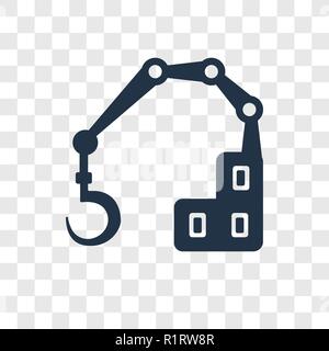 Haken vektor Icon auf transparentem Hintergrund isoliert, Haken Transparenz logo Konzept Stock Vektor