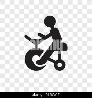 Circus Stuntman vektor Icon auf transparentem Hintergrund isoliert, Circus Stuntman Transparenz logo Konzept Stock Vektor