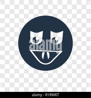 Vampire vektor Icon auf transparentem Hintergrund isoliert, Vampir Transparenz logo Konzept Stock Vektor
