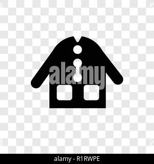 Kleid cleanin Vektor Icon auf transparentem Hintergrund isoliert, Kleid cleanin Transparenz logo Konzept Stock Vektor