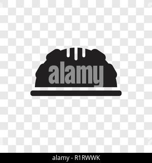 Helm Vector Symbol auf transparentem Hintergrund isoliert, Helm Transparenz logo Konzept Stock Vektor