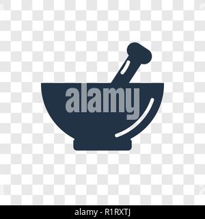 Mörtel vektor Icon auf transparentem Hintergrund isoliert, Mörtel Transparenz logo Konzept Stock Vektor