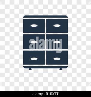 Kabinett vektor Icon auf transparentem Hintergrund isoliert, Cabinet Transparenz logo Konzept Stock Vektor
