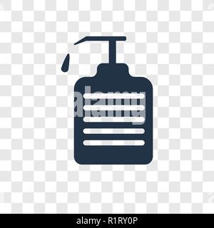 Seifenspender vektor Icon auf transparentem Hintergrund isoliert, Seifenspender Transparenz logo Konzept Stock Vektor