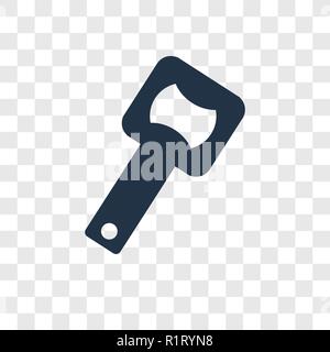 Flaschenöffner vektor Icon auf transparentem Hintergrund isoliert, Flaschenöffner Transparenz logo Konzept Stock Vektor