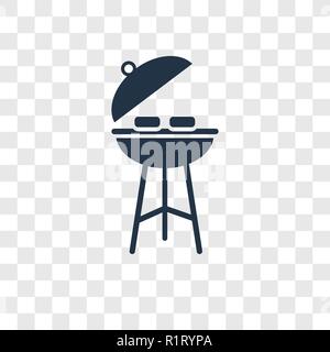 Grill vektor Icon auf transparentem Hintergrund isoliert, Grill Transparenz logo Konzept Stock Vektor