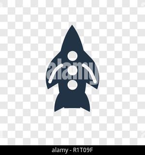 Rocket toy Vektor Icon auf transparentem Hintergrund isoliert, Rakete, Spielzeug Transparenz logo Konzept Stock Vektor