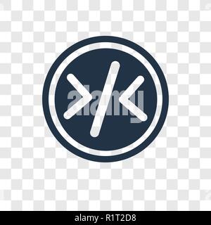Codierung vektor Icon auf transparentem Hintergrund isoliert, Codierung Transparenz logo Konzept Stock Vektor