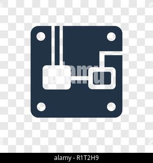 Hardware Vector Symbol auf transparentem Hintergrund isoliert, Hardware Transparenz logo Konzept Stock Vektor
