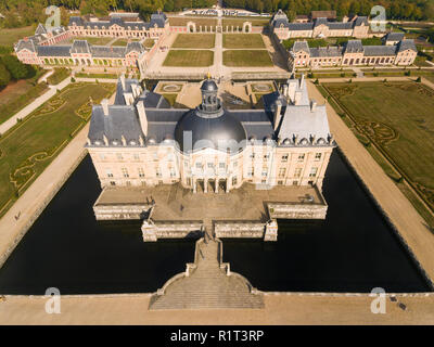 Schloss von Vaux-le-Vicomte, Seine-et-Marne, Ile-de-France, Frankreich Stockfoto
