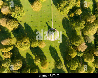 Deutsche Zweite Weltkrieg Friedhof, La Cambe, Normandie, Frankreich Stockfoto